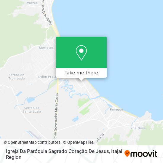 Igreja Da Paróquia Sagrado Coração De Jesus map