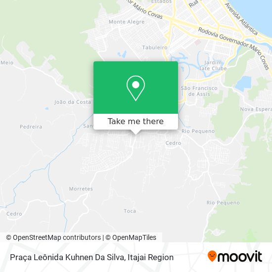 Praça Leônida Kuhnen Da Silva map