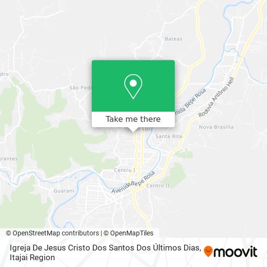 Mapa Igreja De Jesus Cristo Dos Santos Dos Últimos Dias