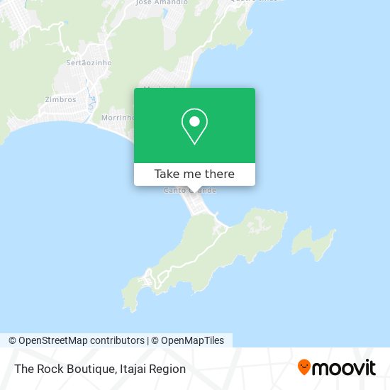 The Rock Boutique map