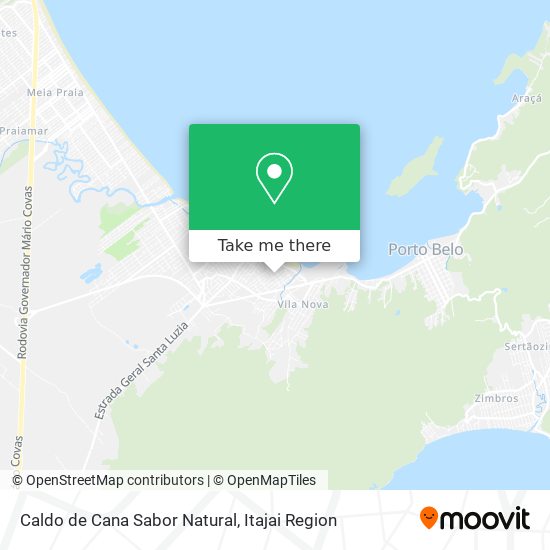 Mapa Caldo de Cana Sabor Natural