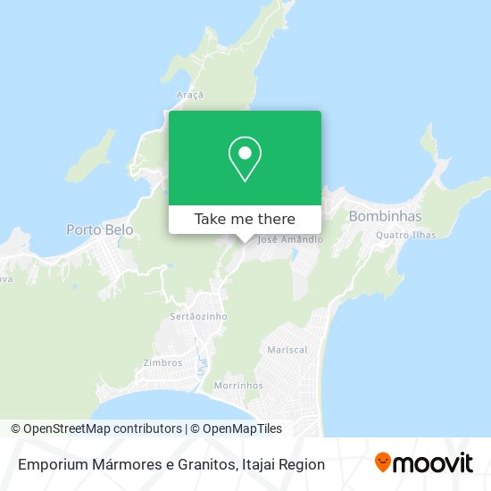 Emporium Mármores e Granitos map