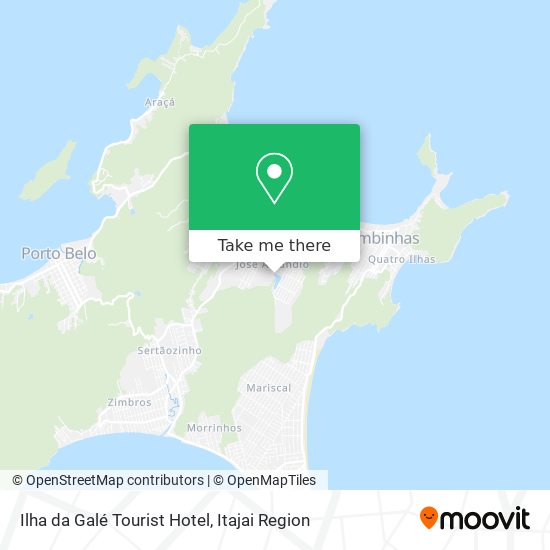 Ilha da Galé Tourist Hotel map