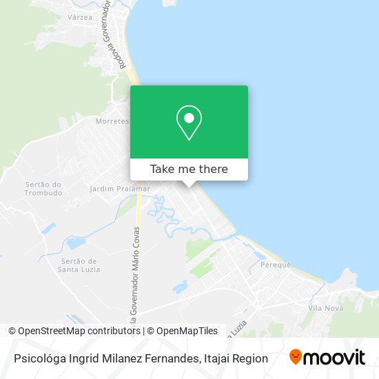 Psicológa Ingrid Milanez Fernandes map