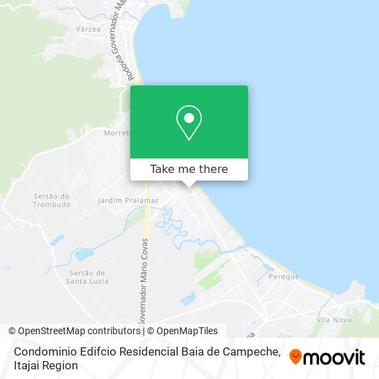 Mapa Condominio Edifcio Residencial Baia de Campeche