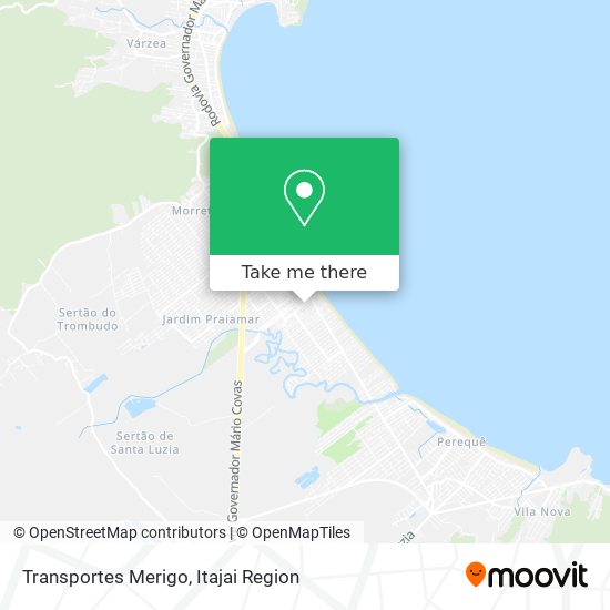 Transportes Merigo map