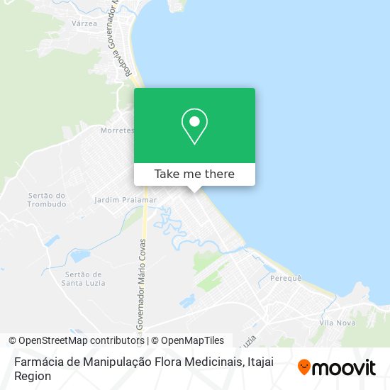 Mapa Farmácia de Manipulação Flora Medicinais