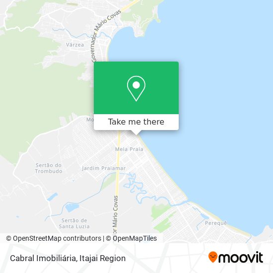 Cabral Imobiliária map
