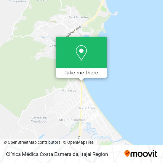 Clínica Médica Costa Esmeralda map