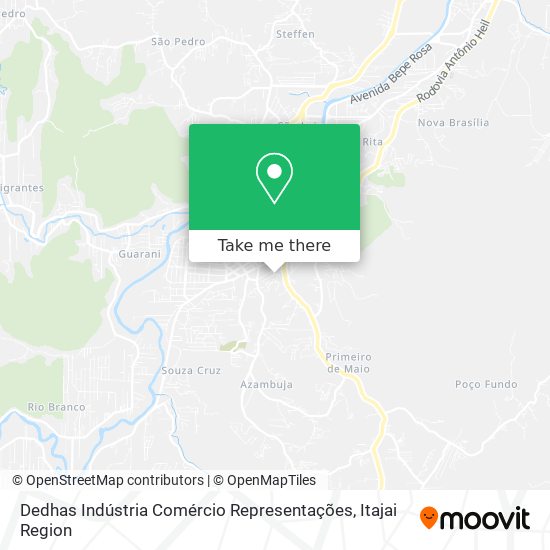 Dedhas Indústria Comércio Representações map