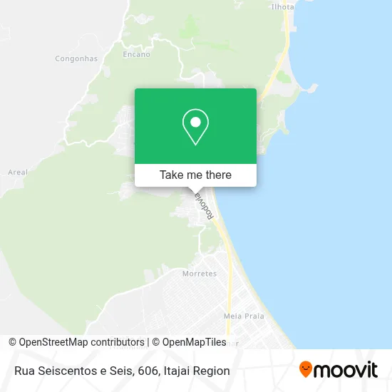 Rua Seiscentos e Seis, 606 map