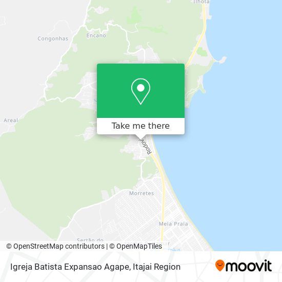Igreja Batista Expansao Agape map