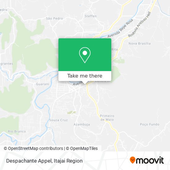Despachante Appel map
