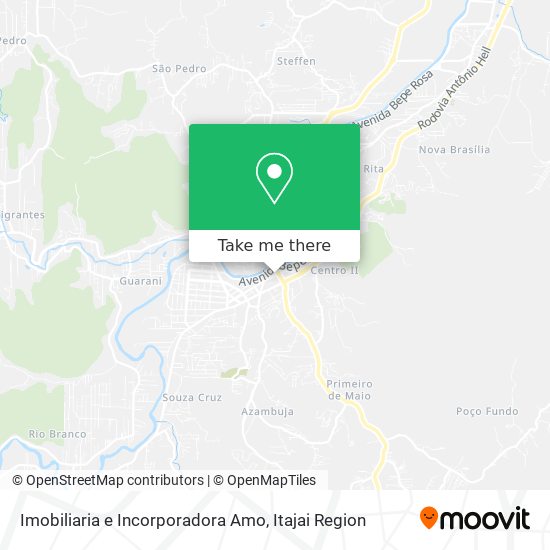 Mapa Imobiliaria e Incorporadora Amo