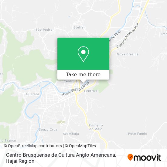 Centro Brusquense de Cultura Anglo Americana map