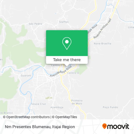 Nm Presentes Blumenau map