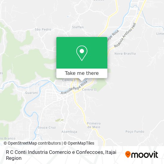 R C Conti Industria Comercio e Confeccoes map