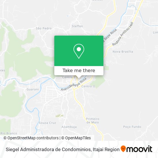 Siegel Administradora de Condominios map