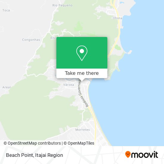 Beach Point map