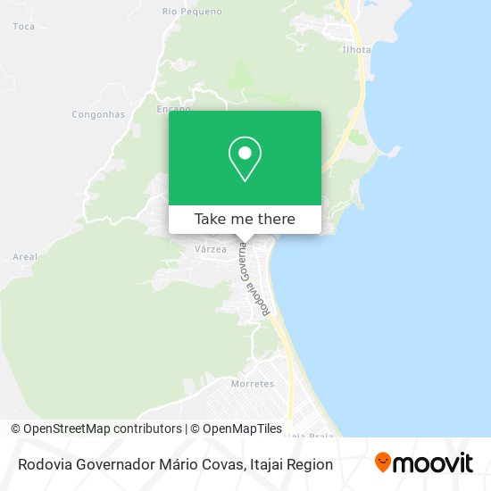 Rodovia Governador Mário Covas map