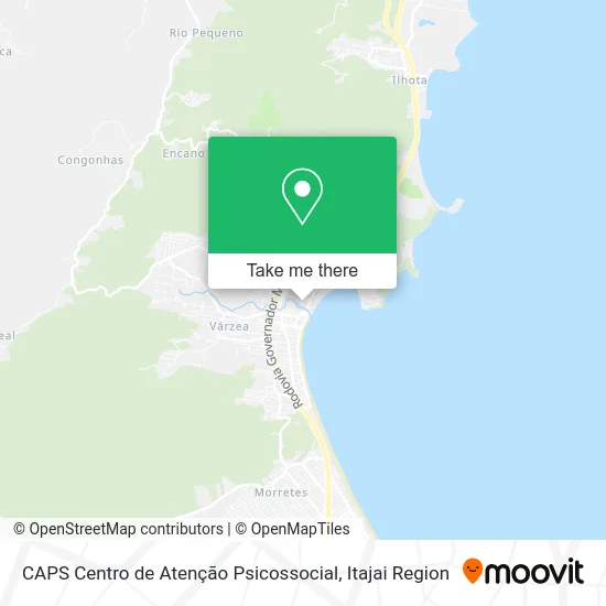 CAPS Centro de Atenção Psicossocial map
