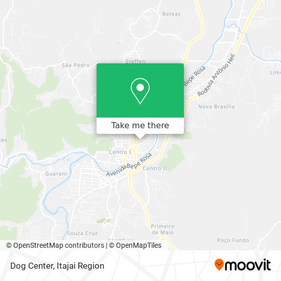 Dog Center map