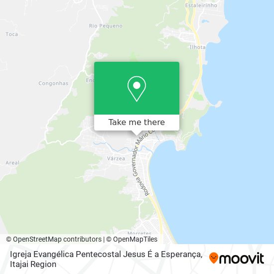 Igreja Evangélica Pentecostal Jesus É a Esperança map