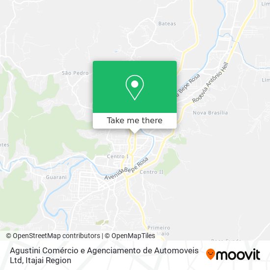 Agustini Comércio e Agenciamento de Automoveis Ltd map