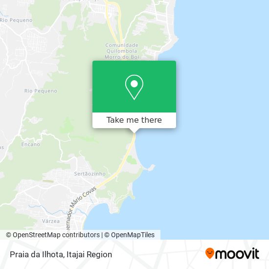 Praia da Ilhota map