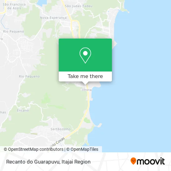 Recanto do Guarapuvu map