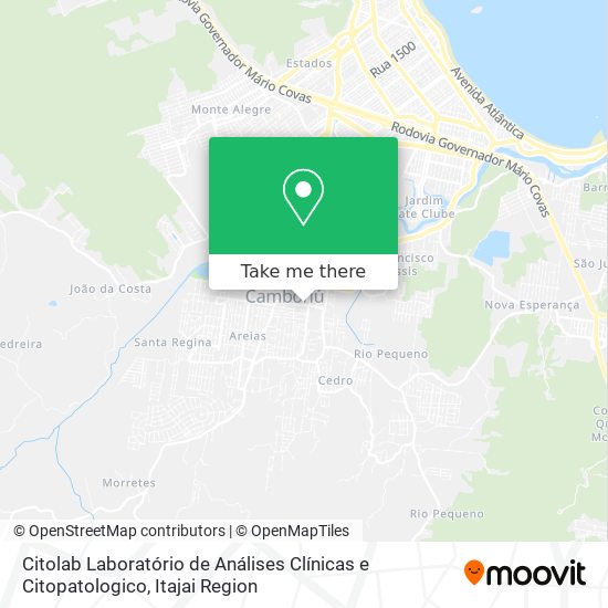 Citolab Laboratório de Análises Clínicas e Citopatologico map