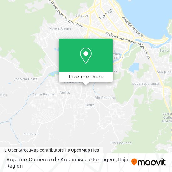 Argamax Comercio de Argamassa e Ferragem map