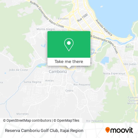 Reserva Camboriu Golf Club map