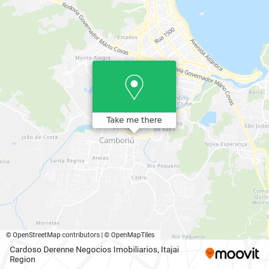 Cardoso Derenne Negocios Imobiliarios map