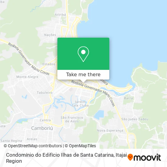 Condomínio do Edifício Ilhas de Santa Catarina map