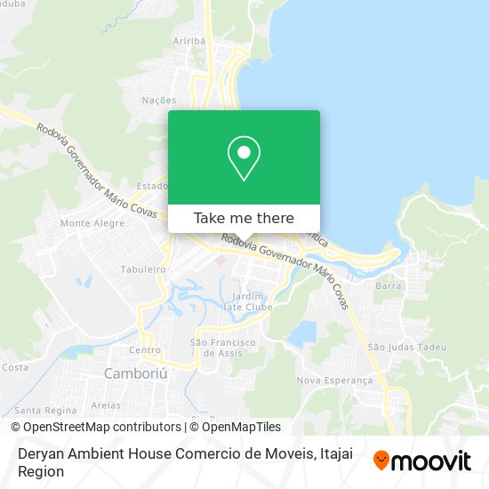 Deryan Ambient House Comercio de Moveis map