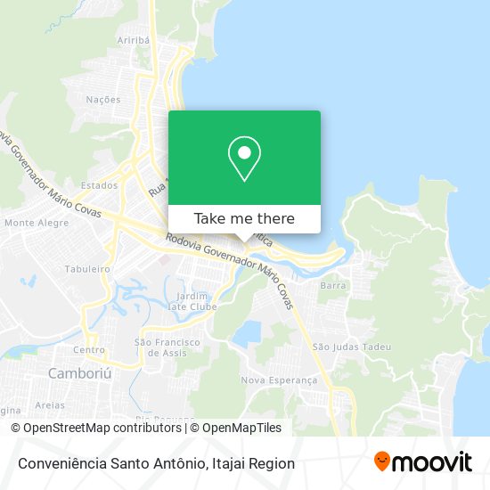 Mapa Conveniência Santo Antônio