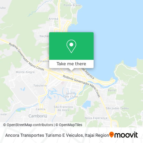 Mapa Ancora Transportes Turismo E Veiculos