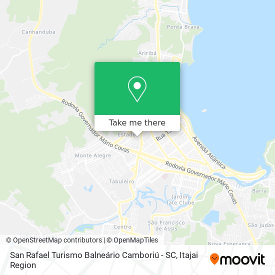 San Rafael Turismo Balneário Camboriú - SC map