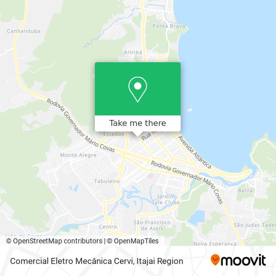 Mapa Comercial Eletro Mecânica Cervi