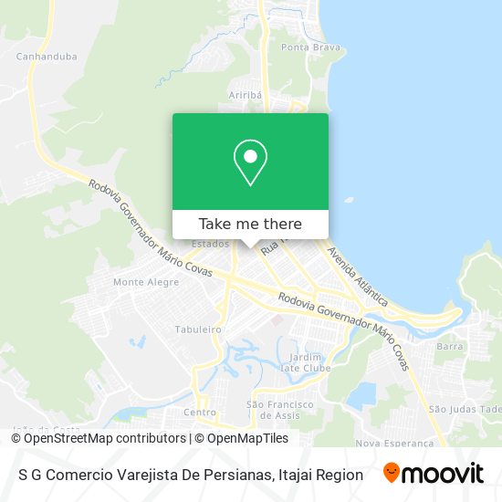 S G Comercio Varejista De Persianas map