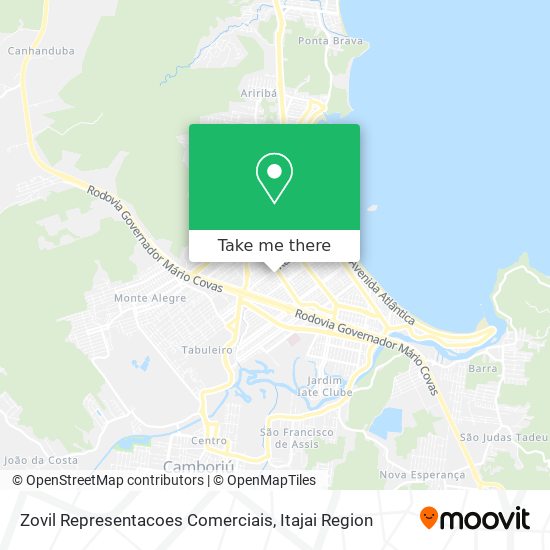 Mapa Zovil Representacoes Comerciais