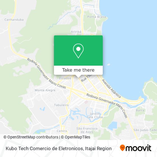 Mapa Kubo Tech Comercio de Eletronicos