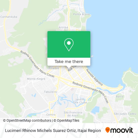 Lucimeri Rhinow Michels Suarez Ortiz map