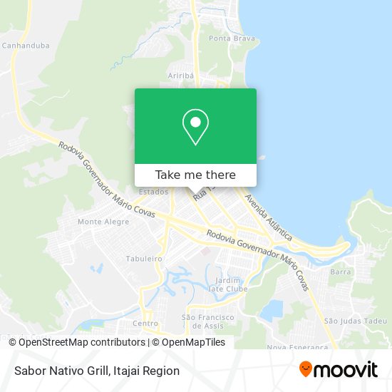 Mapa Sabor Nativo Grill