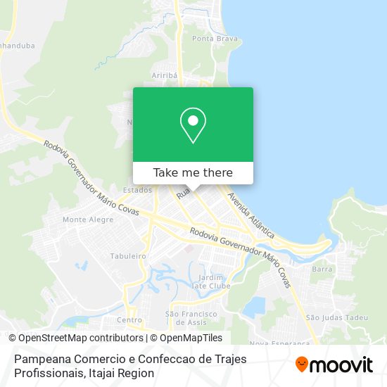 Pampeana Comercio e Confeccao de Trajes Profissionais map