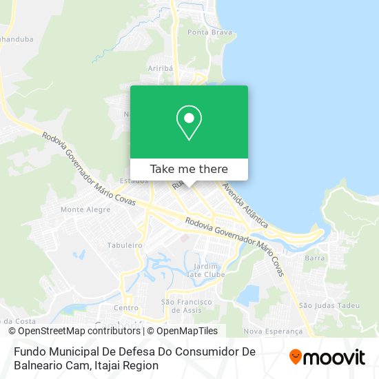 Fundo Municipal De Defesa Do Consumidor De Balneario Cam map