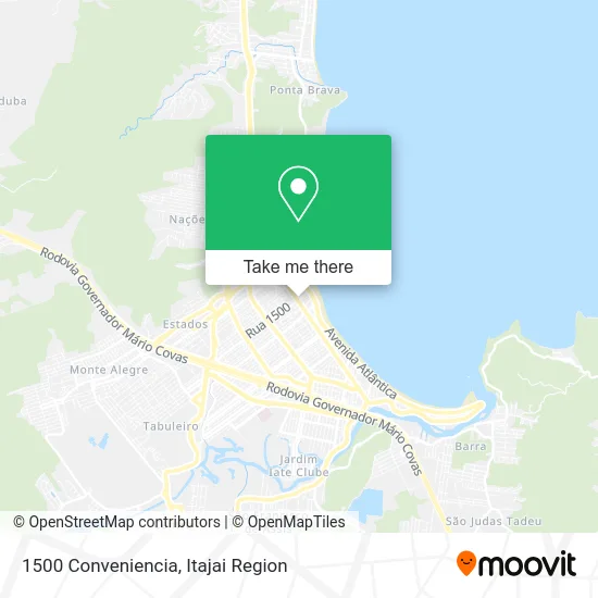 1500 Conveniencia map