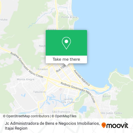 Jc Administradora de Bens e Negocios Imobiliarios map