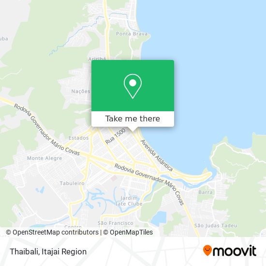 Thaibali map